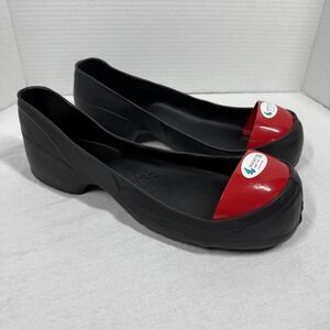 Wilkuro Safety Toe Overshoes L Black Red Steel Toe ASTM F2413-05 Made in Canada
